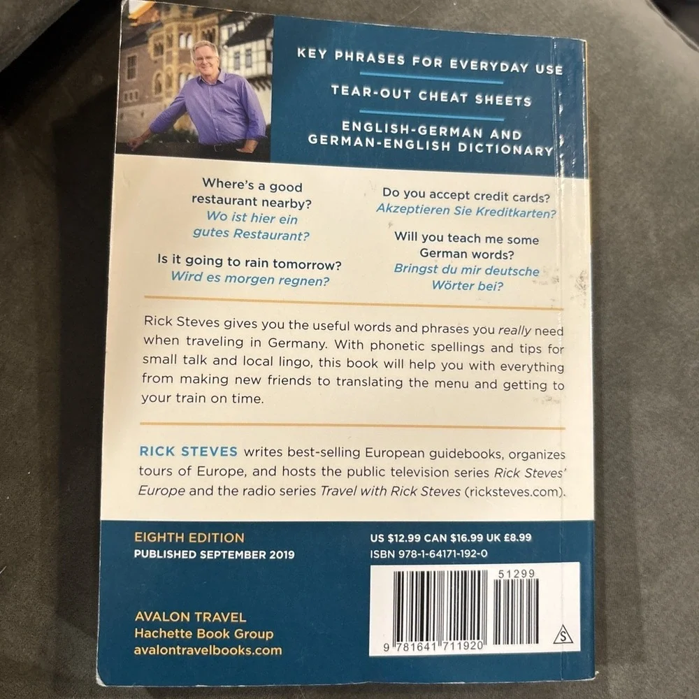Rick Steves Germany Phrase Book And Dictionary Paperback